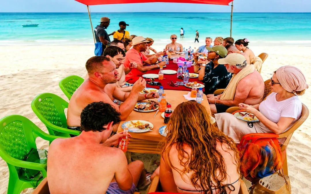 From Stone Town: Prison Island and Nakupenda Sandbank Boat Tour with BBQ Lunch Image 3