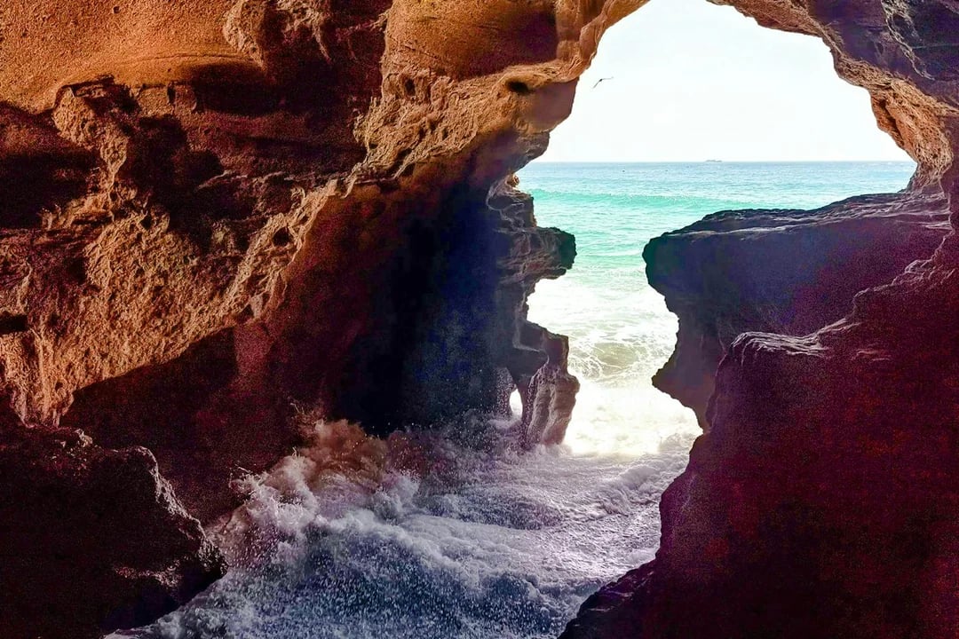From Tangier: Cap Spartel and Hercules Caves Shared Group Tour with Camel Riding Image 2