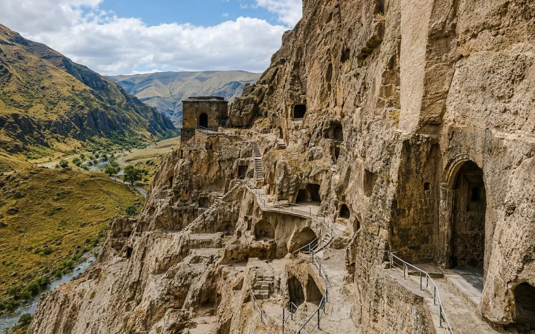 From Tbilisi: Borjomi, Rabati Castle and Vardzia Caves Guided Day Trip Image 1