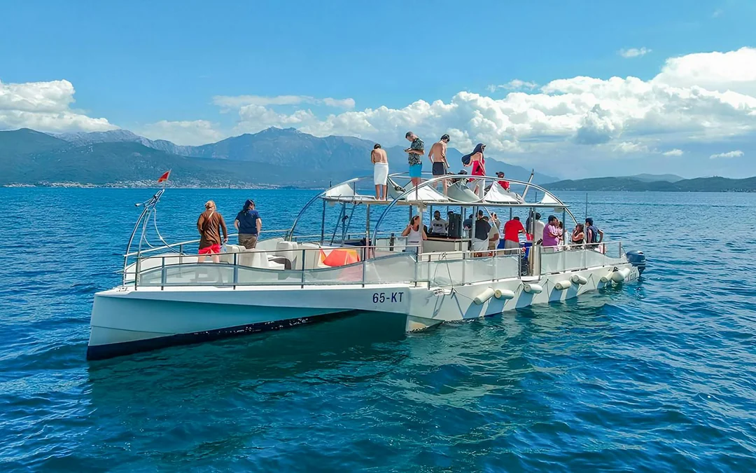 From Tivat: Blue Cave & Our Lady of The Rock Full-Day Boat Tour Image 1