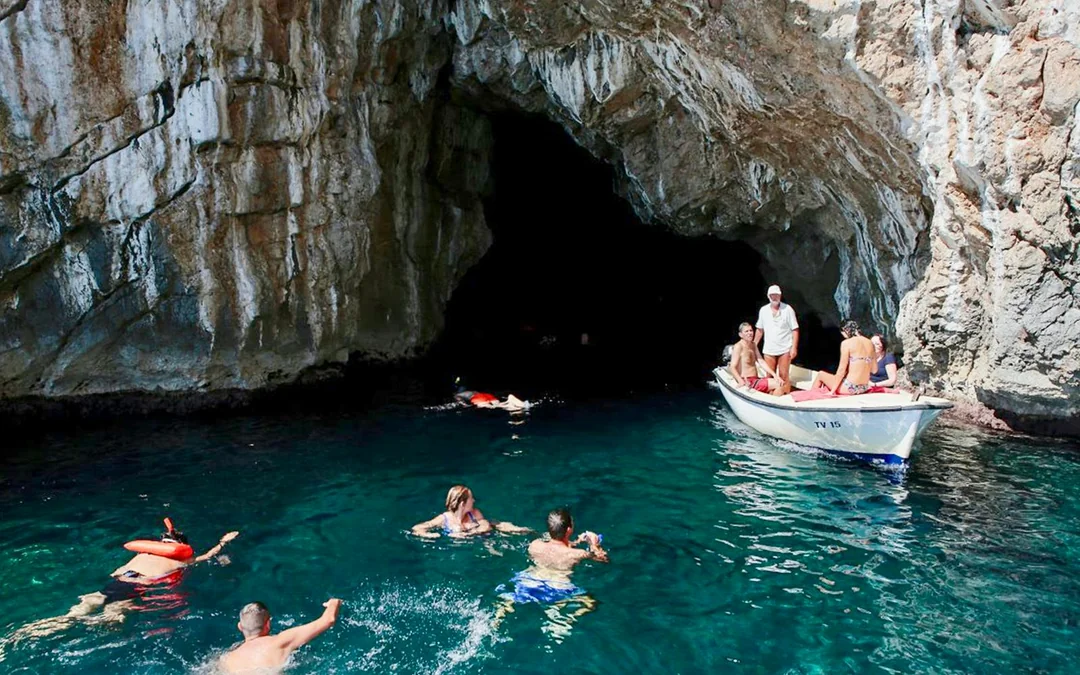 From Tivat: Blue Cave & Our Lady of The Rock Full-Day Boat Tour Image 5