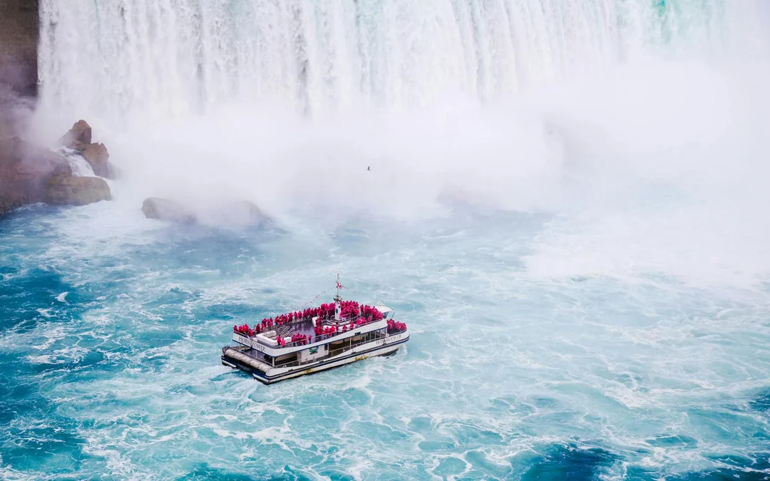 From Toronto: Niagara Falls Day Tour with Hornblower Cruise, Journey Behind the Falls & Skylon Tower Image 2