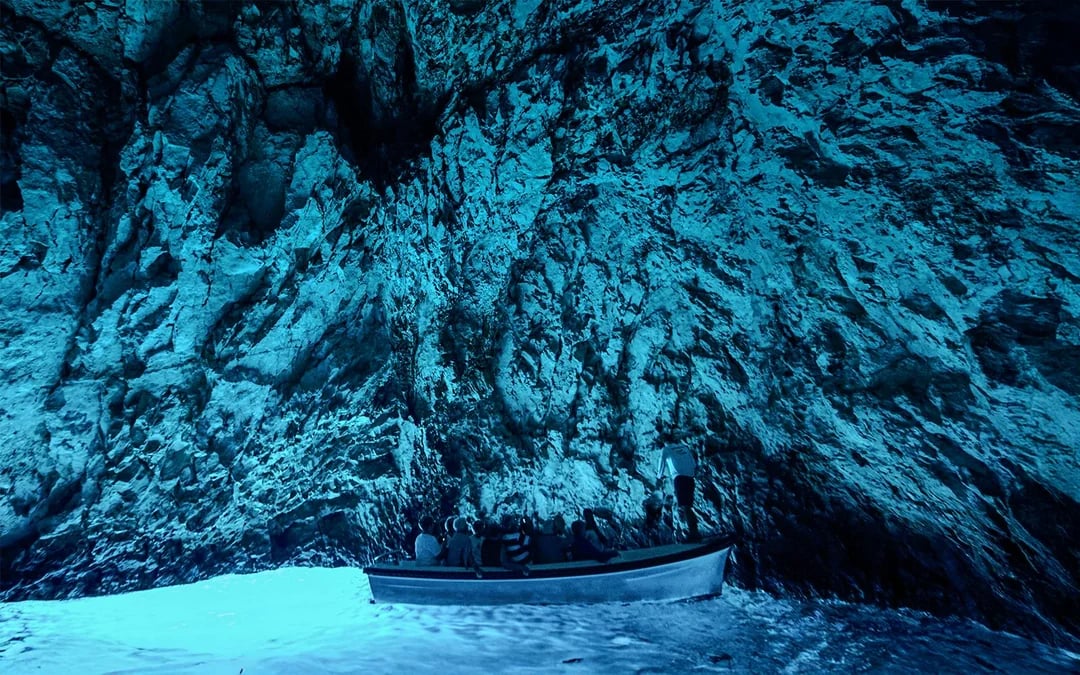From Trogir: Blue Cave, Mamma Mia, Hvar and 5 Island Boat Tour Image 2