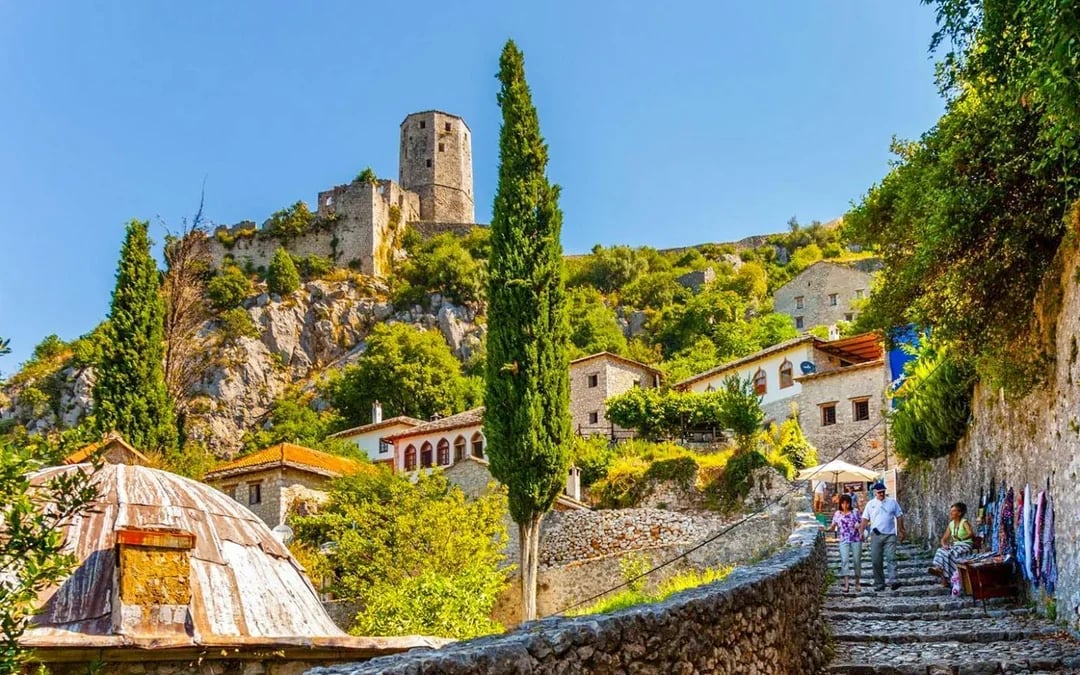 From Trogir: Kravica Waterfalls, Mostar and Počitelj Day Trip Image 7