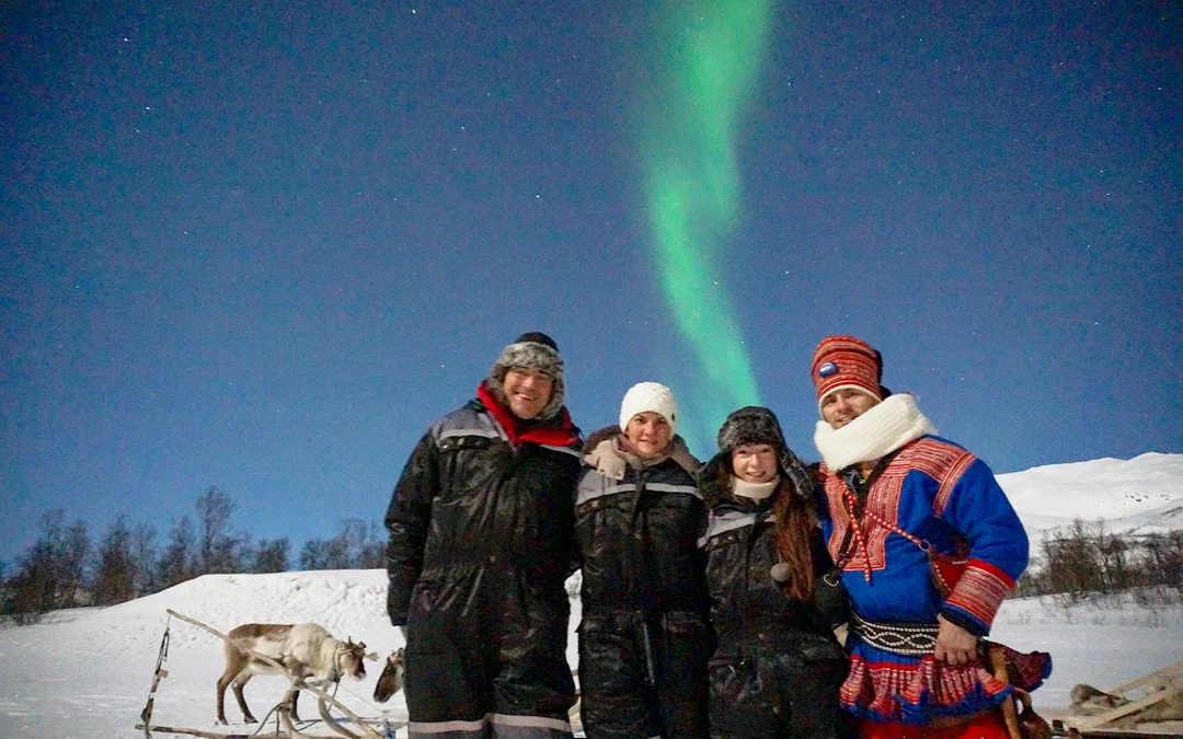 From Tromso: Reindeer Feeding Guided Tour with Chance of Northern Lights Image 4