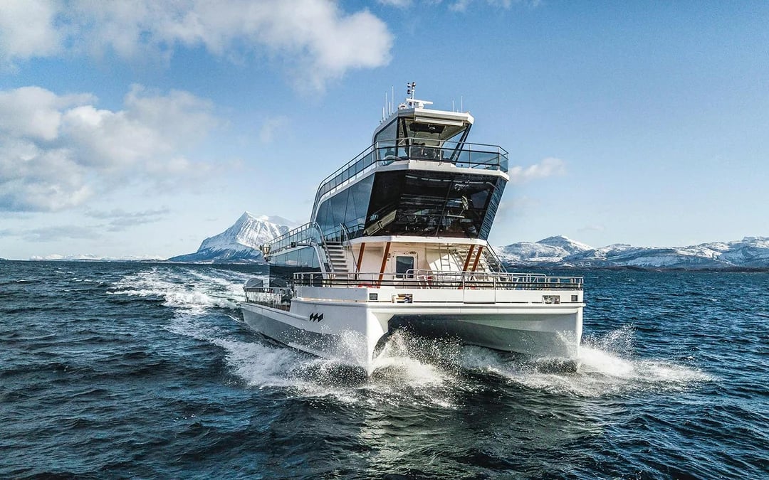 From Tromso: Whale Watching Tour on Hybrid-Electric Catamaran Image 2