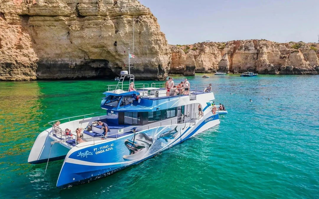 From Vilamoura: Dolphins & Benagil Cave Catamaran Cruise Image 3