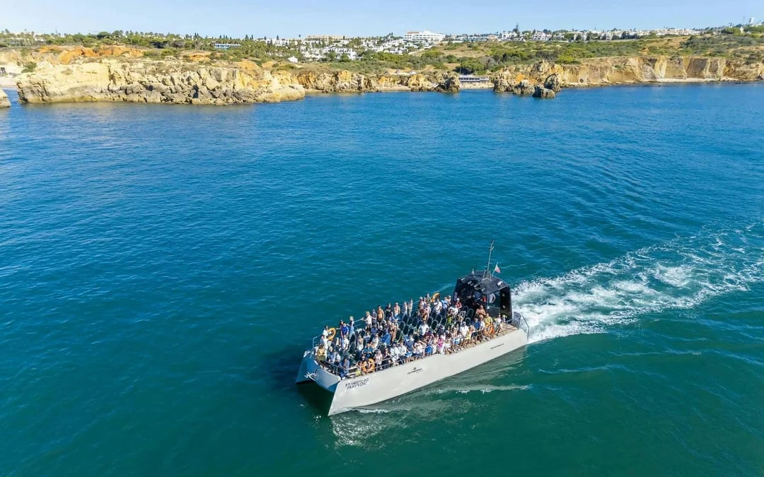 From Vilamoura: Dolphins & Benagil Cave Catamaran Cruise  Image 8