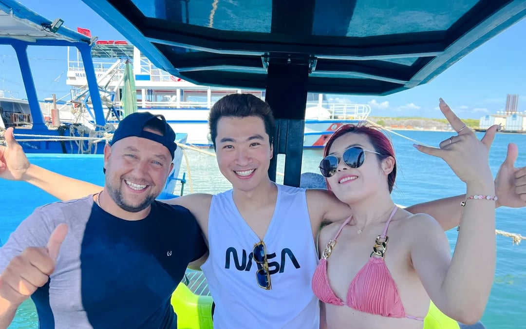 From Vlore: Blue Gem Cave and Grama Bay Speedboat Tour with Snorkeling Image 1