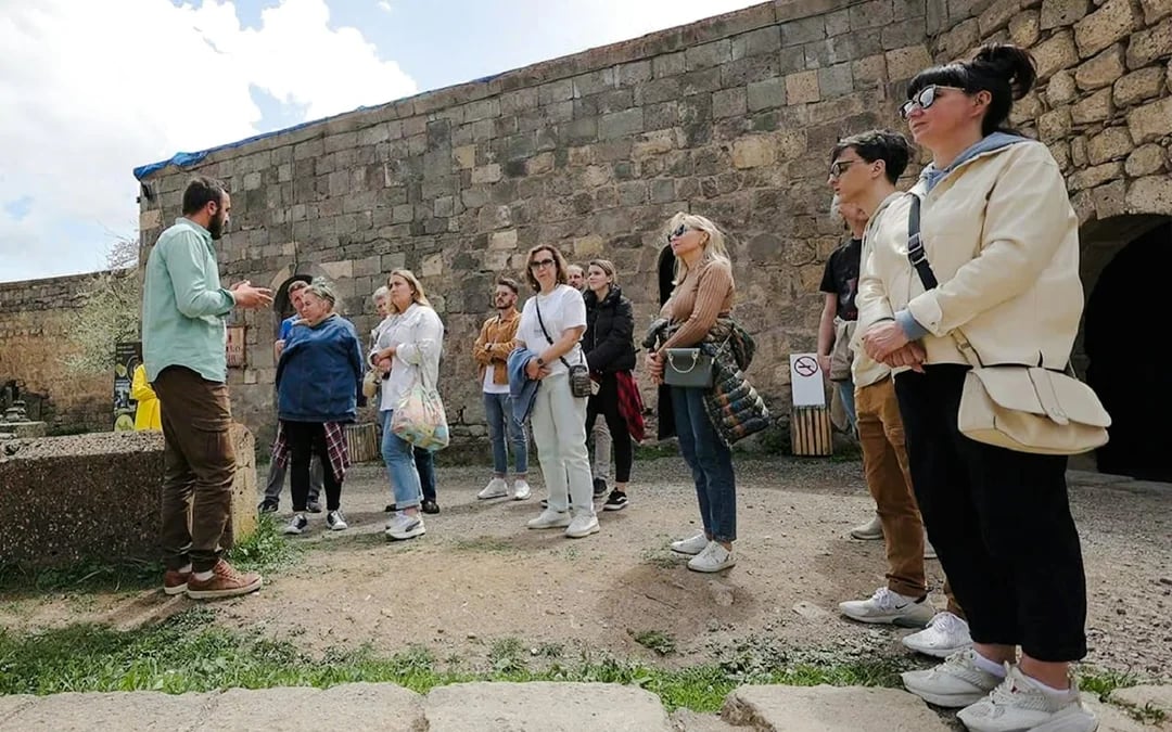 From Yerevan: Tatev Monastery, Shaki Waterfall and Areni Wine Tasting Guided Group Tour Image 3