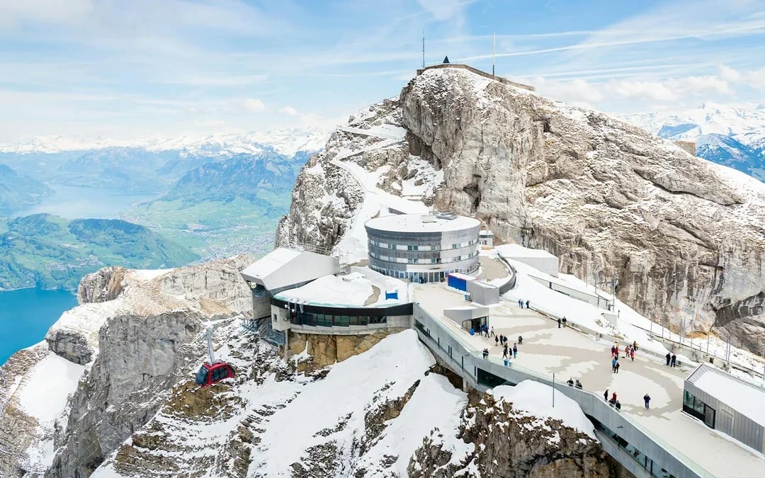 From Zürich: Golden Round Trip to Mount Pilatus with Lake Lucerne Boat Cruise Image 1
