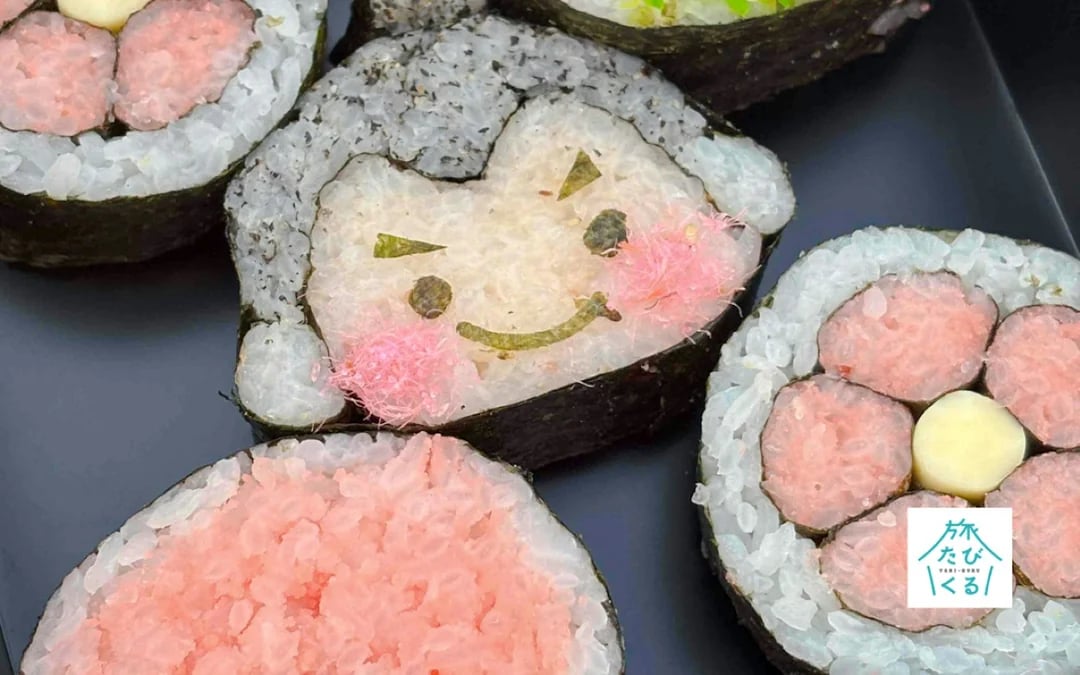 Fukuoka Decorative Sushi Roll-Making Cooking Class Image 5