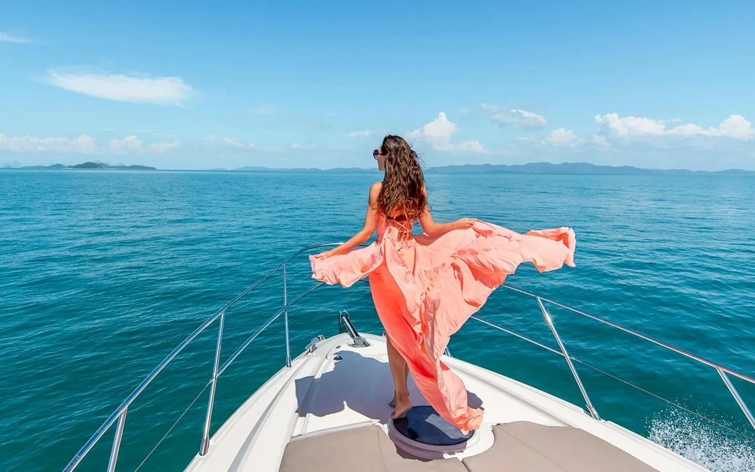 Full-Day Guided Boat Tour of Baunei Coast Image 1