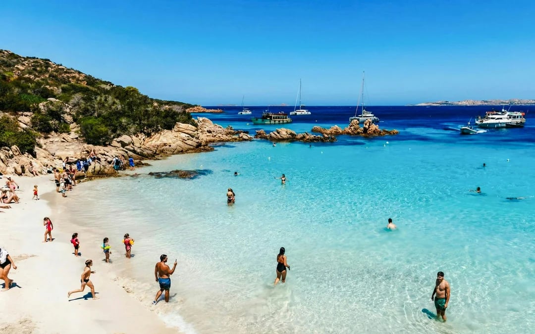 Full-Day Vintage Motorboat Tour to La Maddalena Image 6