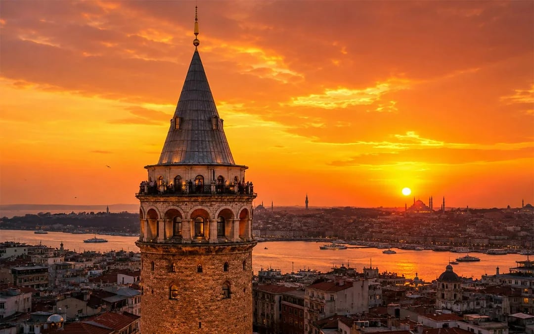 Galata Tower Skip-the-Line Entry with Guide & Sunset Views Image 1