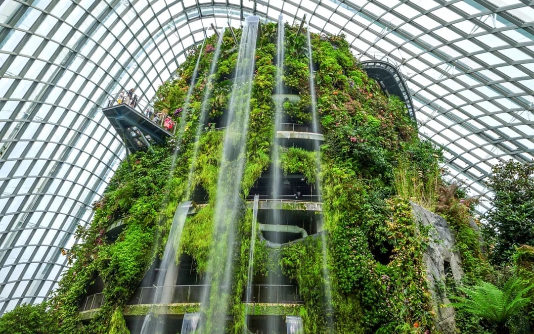 Gardens by the Bay Tickets: Cloud Forest (Jurassic World Experience) + Flower Dome + Floral Fantasy Image 1