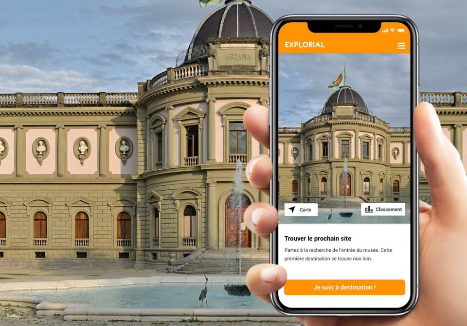 Geneva (international quarter) interactive scavenger hunt with smartphone