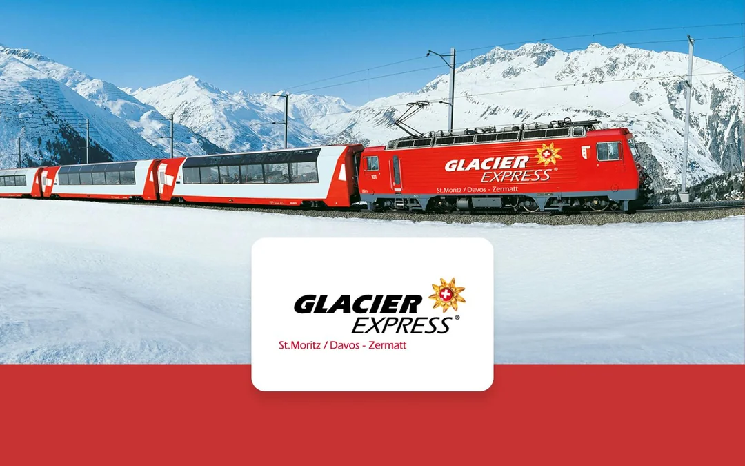 Glacier Express (Ticket with Seat Reservation): Zermatt to/from Chur/St. Moritz Image 1