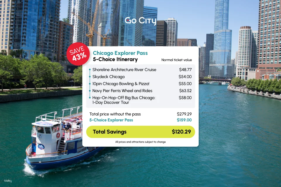 Go City | Chicago Explorer Pass (Optional Attractions)