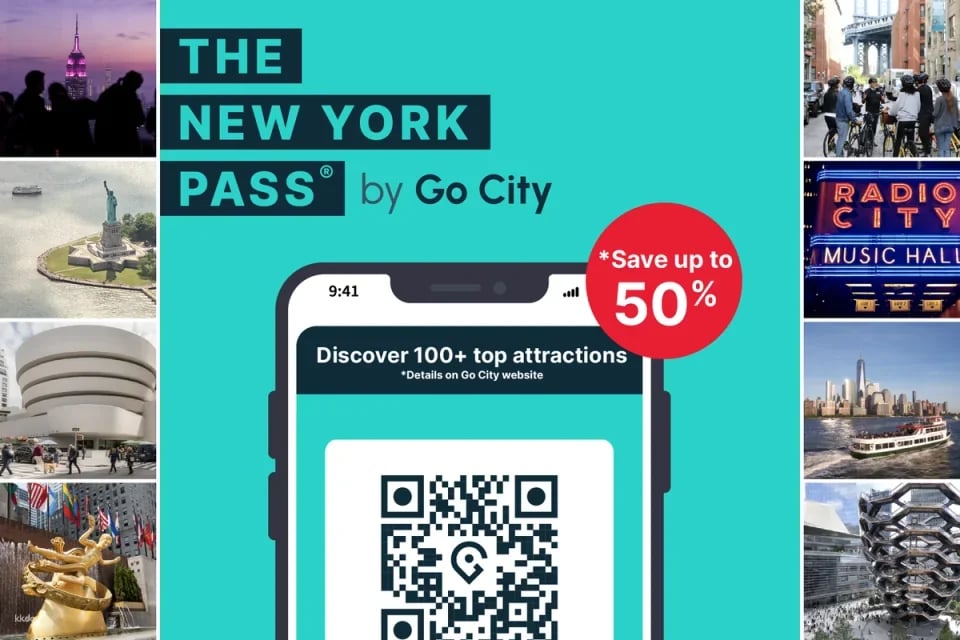Go City | New York All-Inclusive Pass (Includes Empire State Building, Top of the Rock, Edge and 100+ attractions)