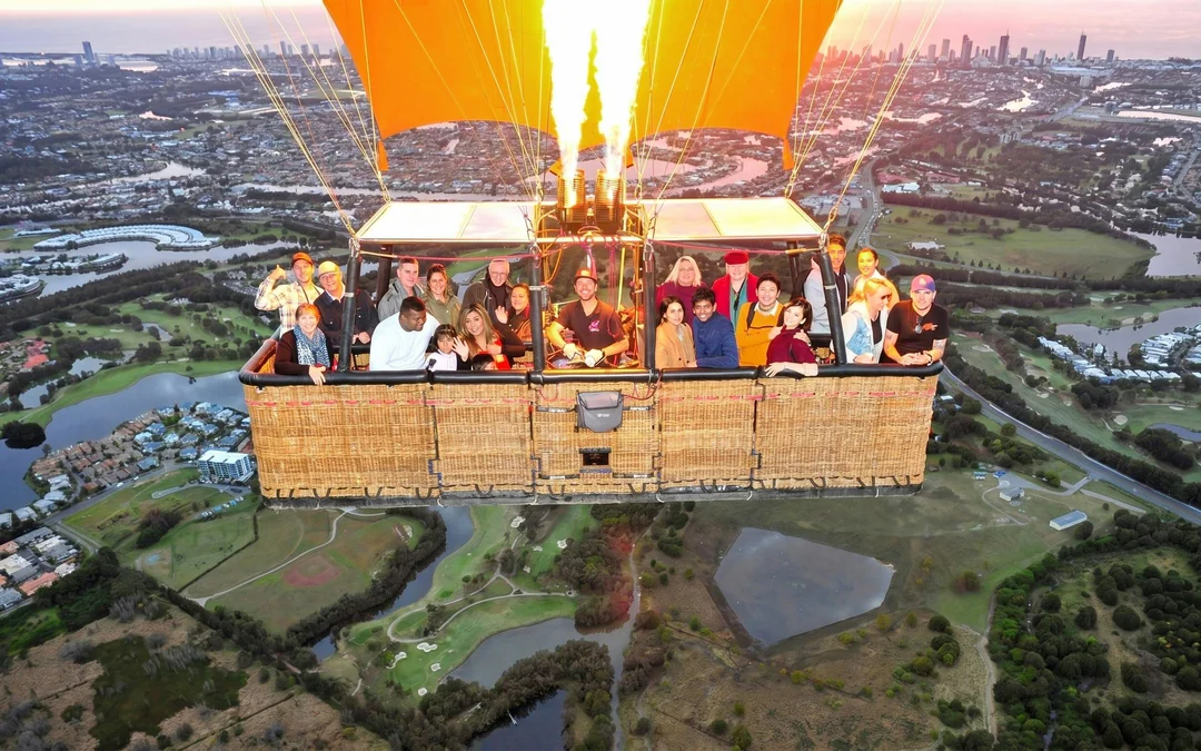 Gold Coast Hot Air Balloon Flight with Sirromet Winery Experience Image 1