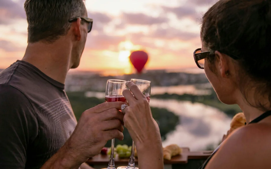 Gold Coast Hot Air Balloon Flight with Sirromet Winery Experience Image 3