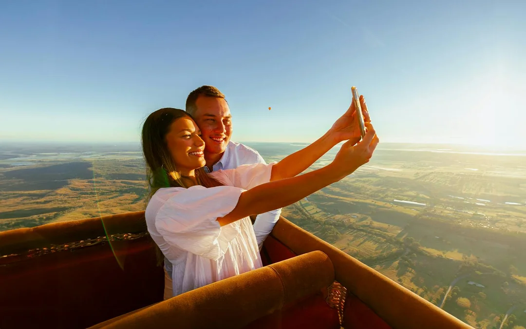 Gold Coast Hot Air Balloon Ride with Sparkling Wine & Hotel Transfers  Image 4