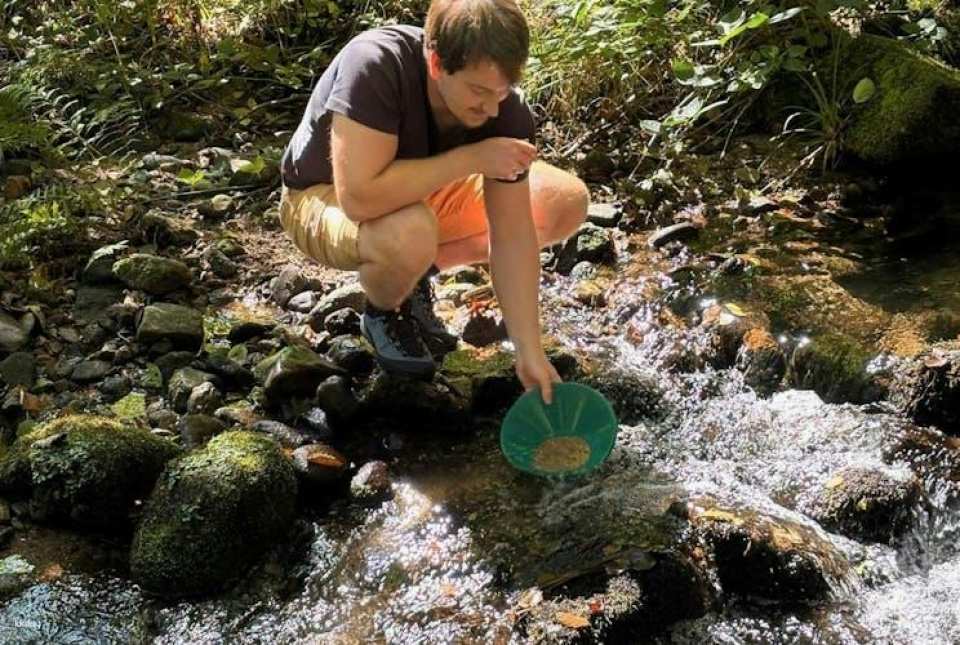 Gold panning adventure in Karlsruhe