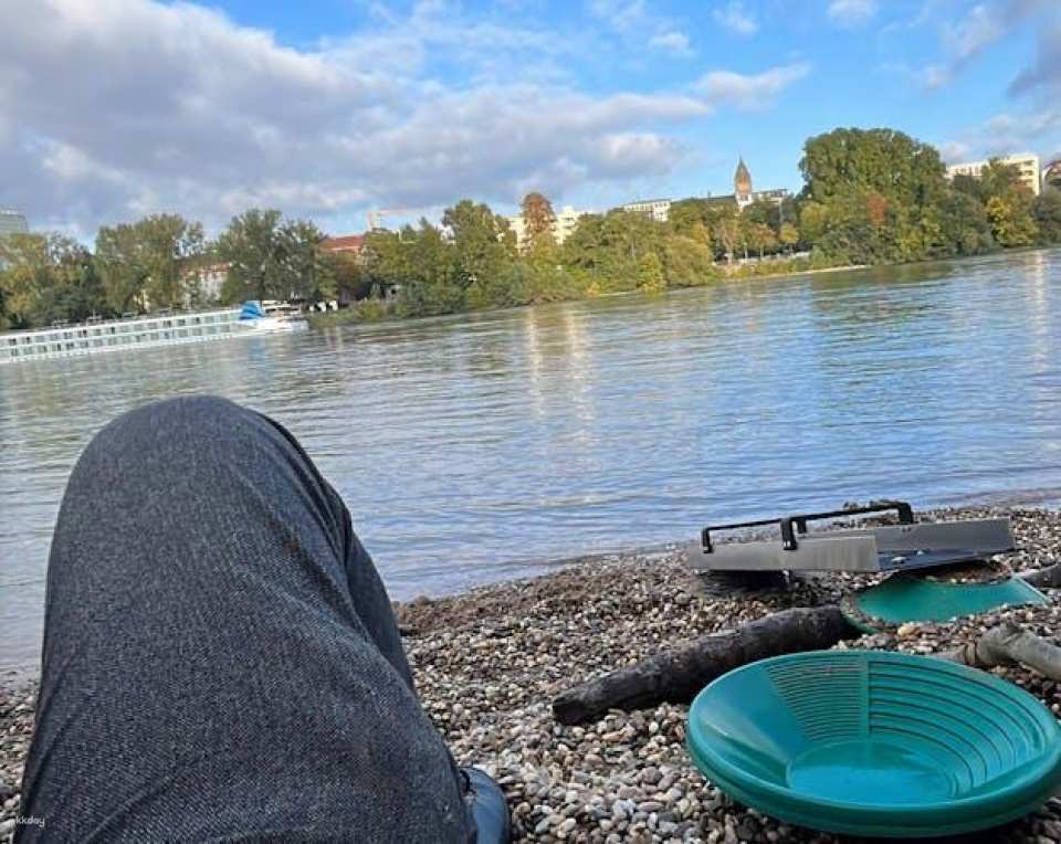 Gold panning adventure in Karlsruhe