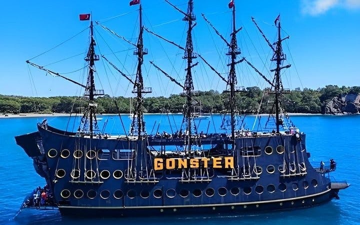 GONSTER Deluxe Pirate Boat Trip from Kemer | Lunch, Drinks & Transfer Image 7