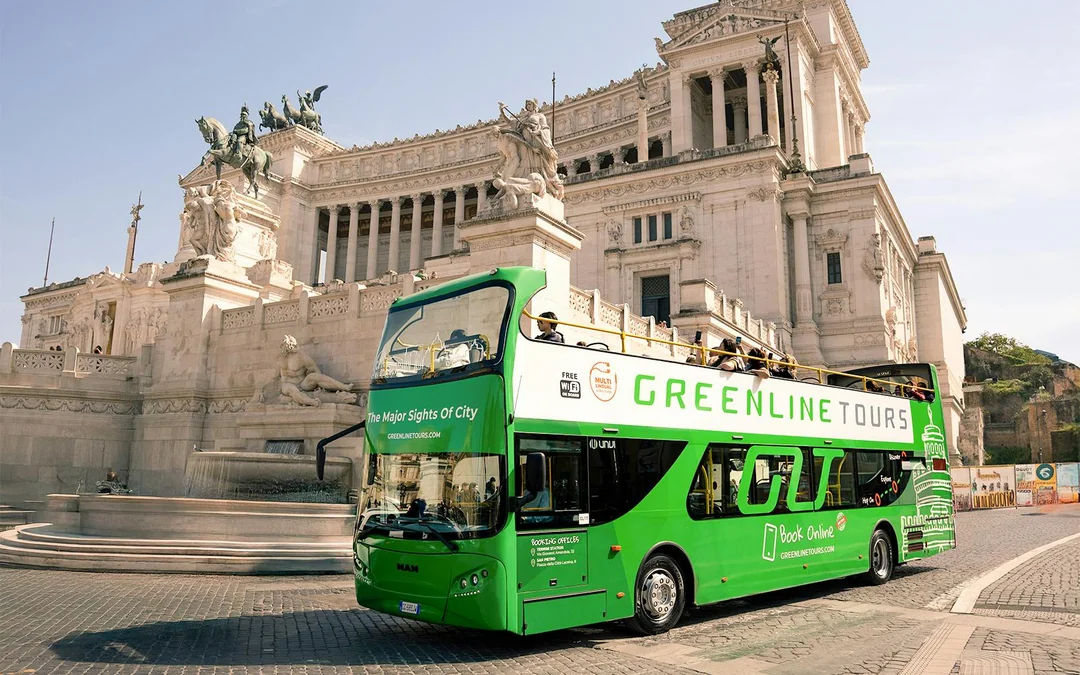 Green Line: Rome Hop-on Hop-off Bus Tour Image 1