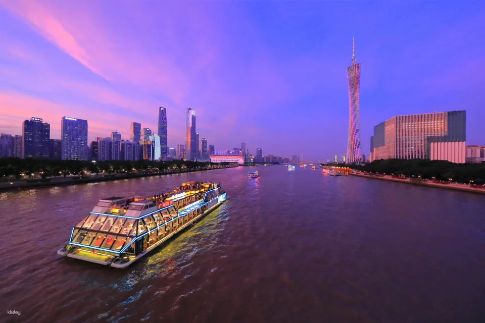 Guangzhou Pearl River Night Cruise Pass | Multiple Piers to Choose From