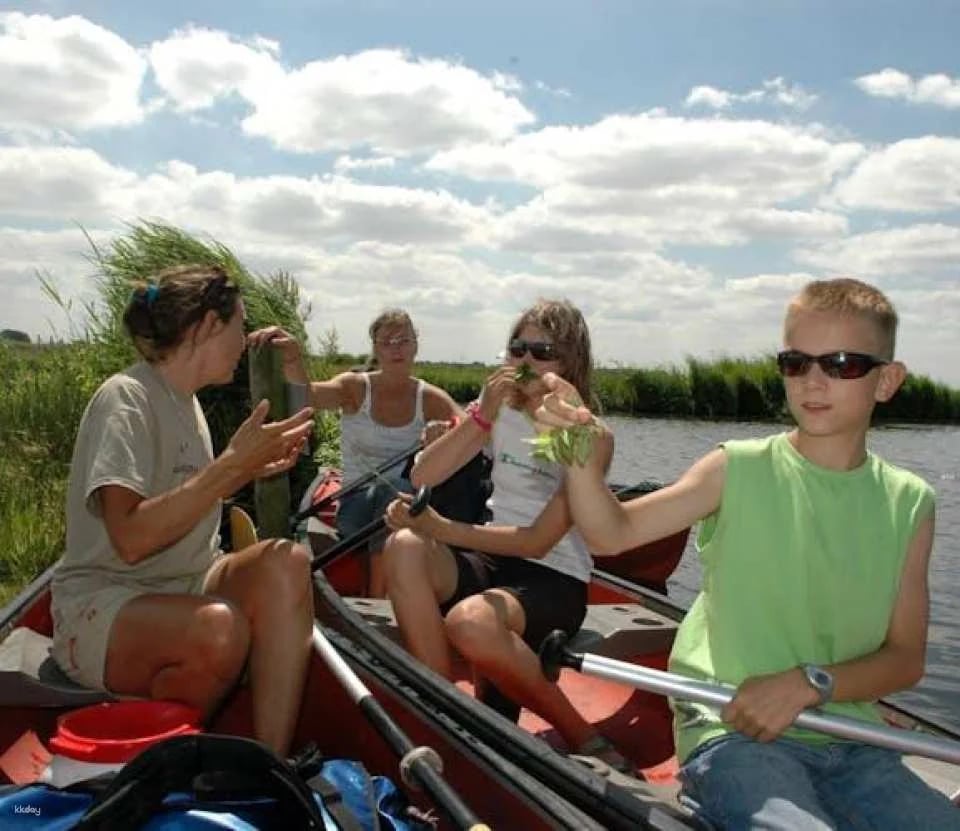 Guided canoe tour in the wetlands close to Amsterdam