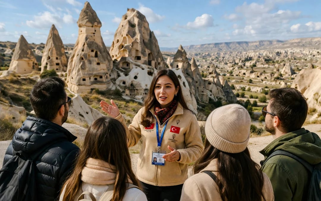 Guided Cappadocia Red Tour with Lunch and Hotel Transfers Image 1
