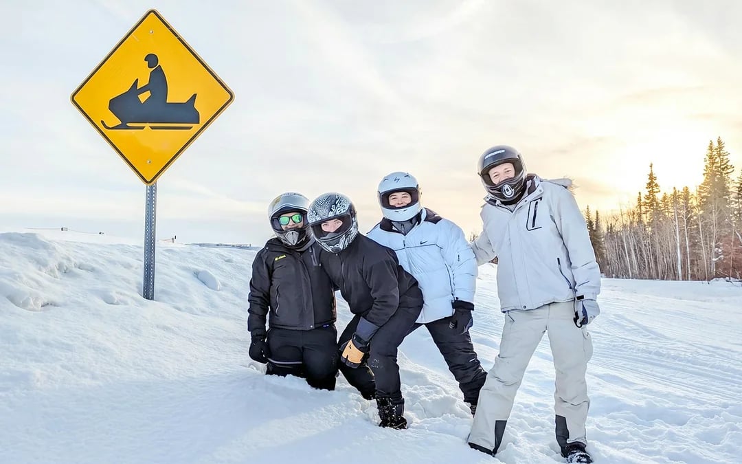 Guided Snowmobile Tour: Frozen Lakes & Forest Trails with Safety Briefing & Gear Check Image 3