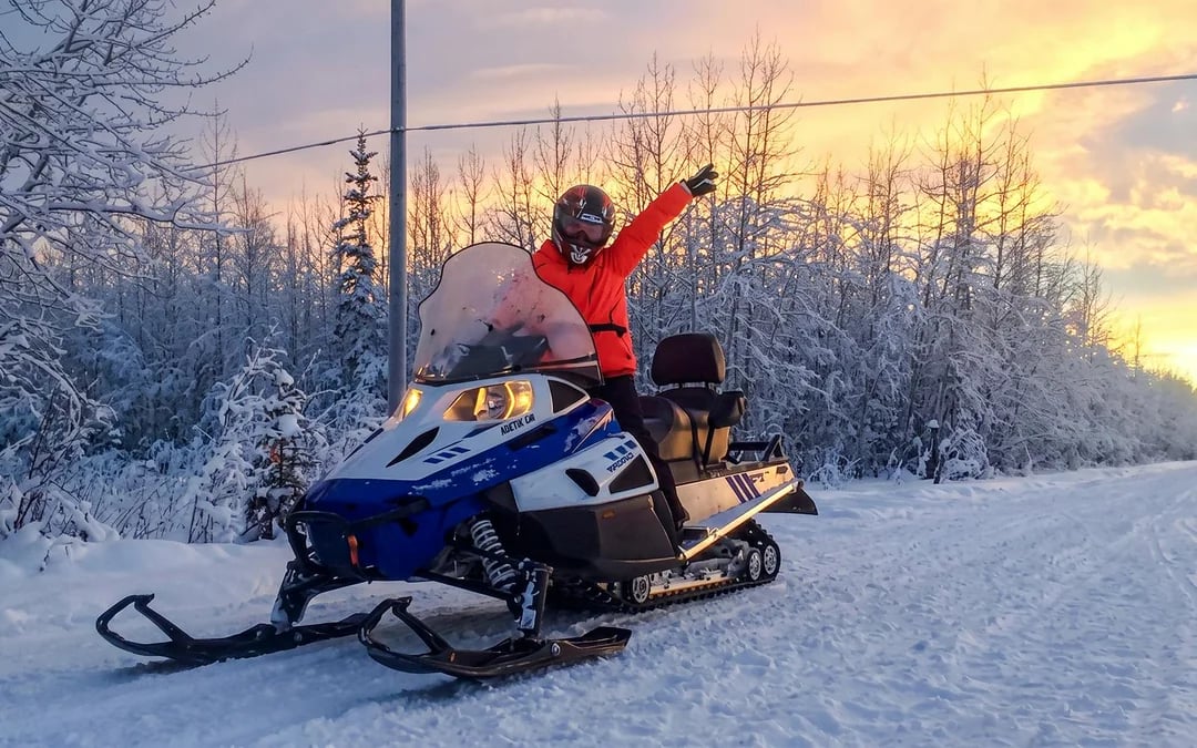 Guided Snowmobile Tour: Frozen Lakes & Forest Trails with Safety Briefing & Gear Check Image 4