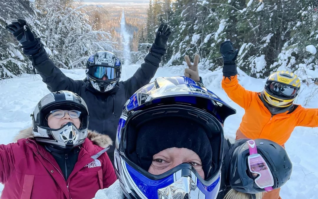 Guided Snowmobile Tour: Frozen Lakes & Forest Trails with Safety Briefing & Gear Check Image 5