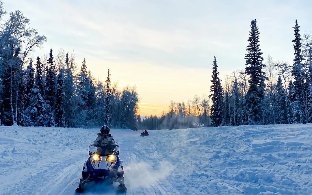 Guided Snowmobile Tour: Frozen Lakes & Forest Trails with Safety Briefing & Gear Check Image 8