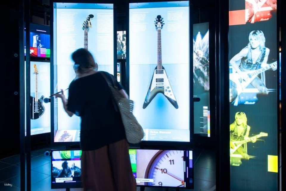 Entry Ticket to Barcelona Immersive Rock Museum Guitar Legends Hall