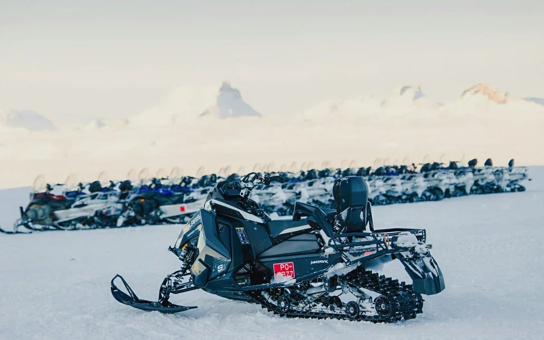 Gulfoss: Langjokull Glacier Snowmobile Tours
 Image 6