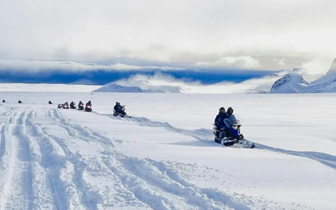 Gulfoss: Langjokull Glacier Snowmobile Tours
Image 8
