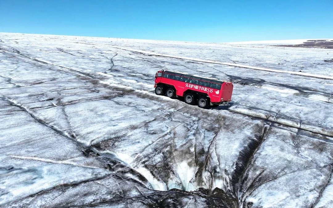 Gullfoss: Langjokull Glacier Sleipnir Monster Truck Tour 
 Image 8