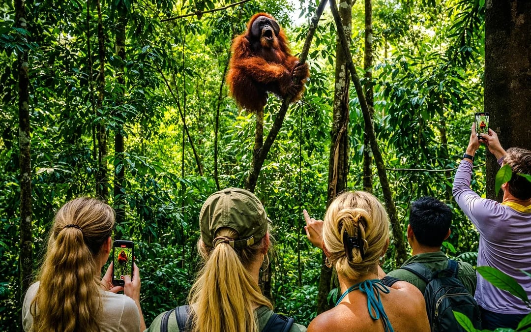 Gunung Leuser National Park 2-Day Orangutan Trek with Jungle Camp and River Tubing Image 5