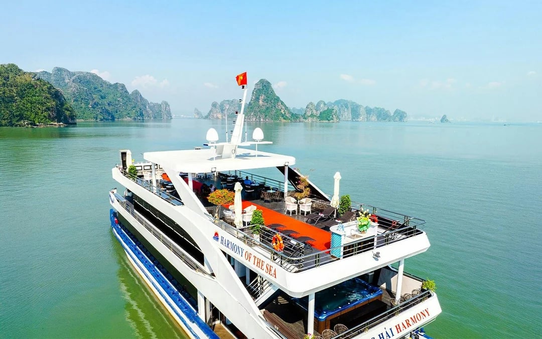 Ha Long Bay: 4-Star Day Cruise with Sundeck and Buffet Lunch Image 2