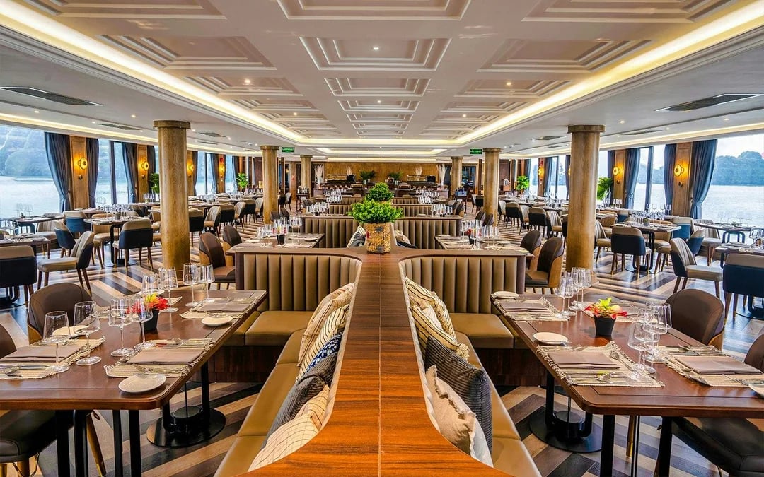 Ha Long Bay: Ambassador Cruise with Infinity Pool, open-air Jacuzzi & International Dining Image 12
