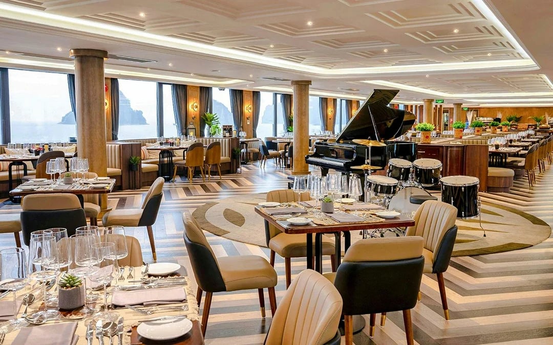 Ha Long Bay: Ambassador Cruise with Infinity Pool, open-air Jacuzzi & International Dining Image 4