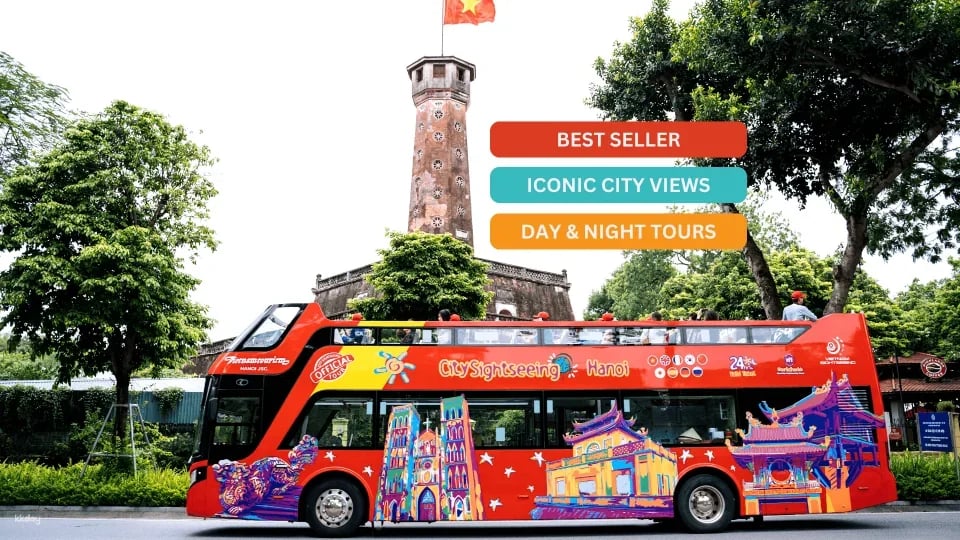Ha Noi Sightseeing Double - Decker Bus Ticket: Explore Hanoi with KKday