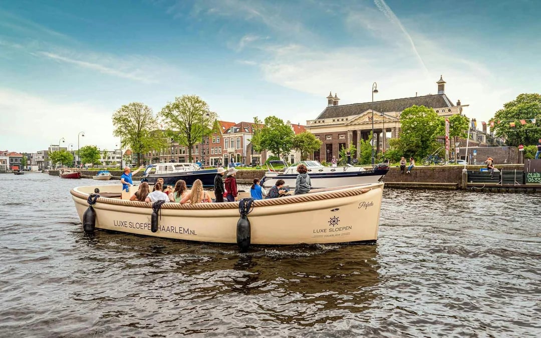 Haarlem: Guided Highlights Canal Cruise on Open Boat Image 6