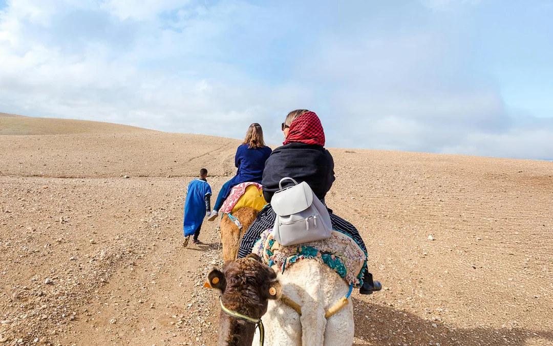 Half-Day Agafay Desert Tour with Camel or Quad Ride & Moroccan Tea Image 2