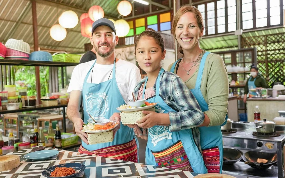 Half-Day Guided Thai Cooking Class at Mama Noi Cookery School Image 1